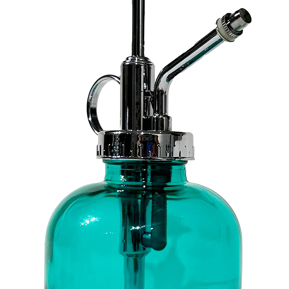 Mr Mister Modern Glass Plant Spray Bottle - Blue Green - Image 2