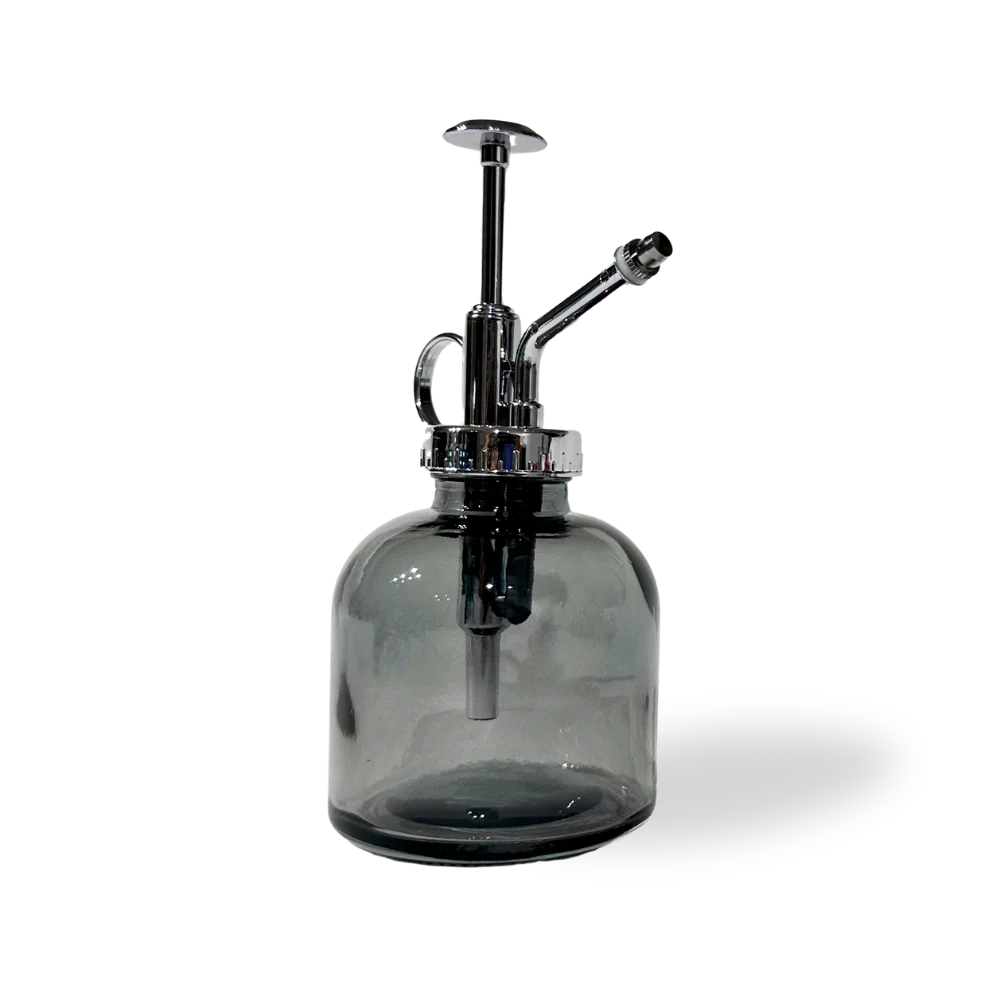 Mr Mister Modern Glass Plant Spray Bottle - Smoke Grey