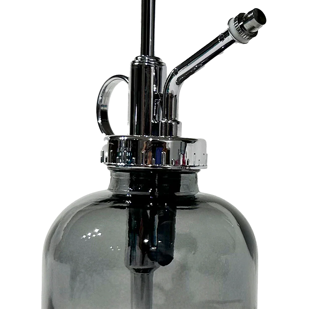 Mr Mister Modern Glass Plant Spray Bottle - Smoke Grey - Image 2