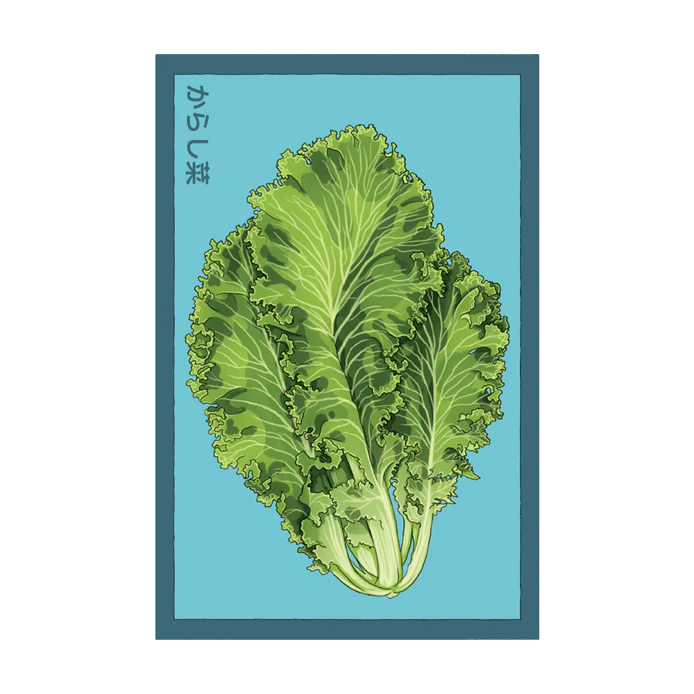 Mustard Greens Vegetable Seeds Packet