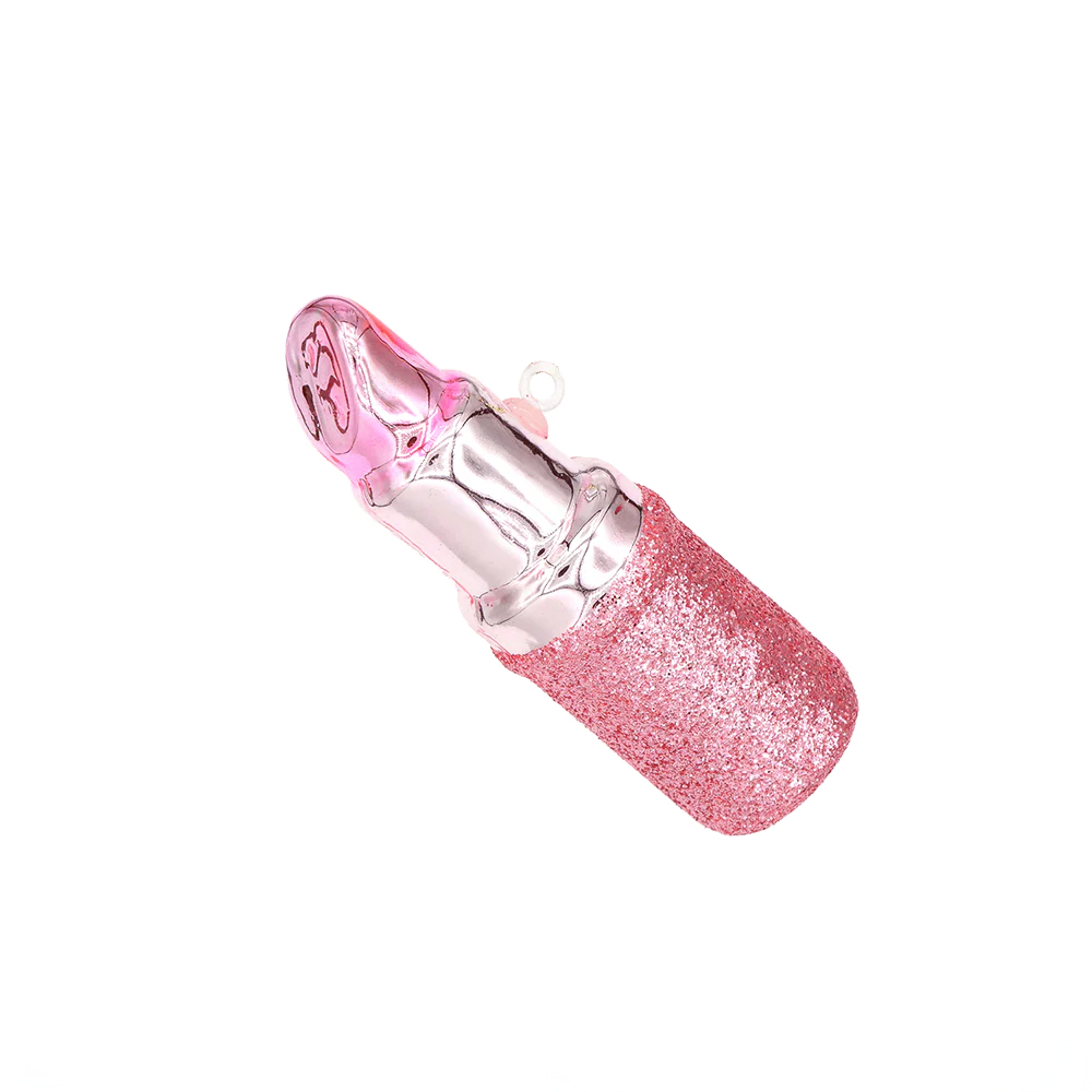 Pink Lipstick Ornament
