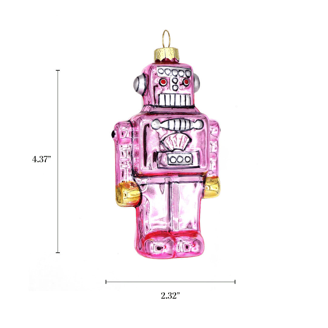 Pink Robot Ornament - Image 2