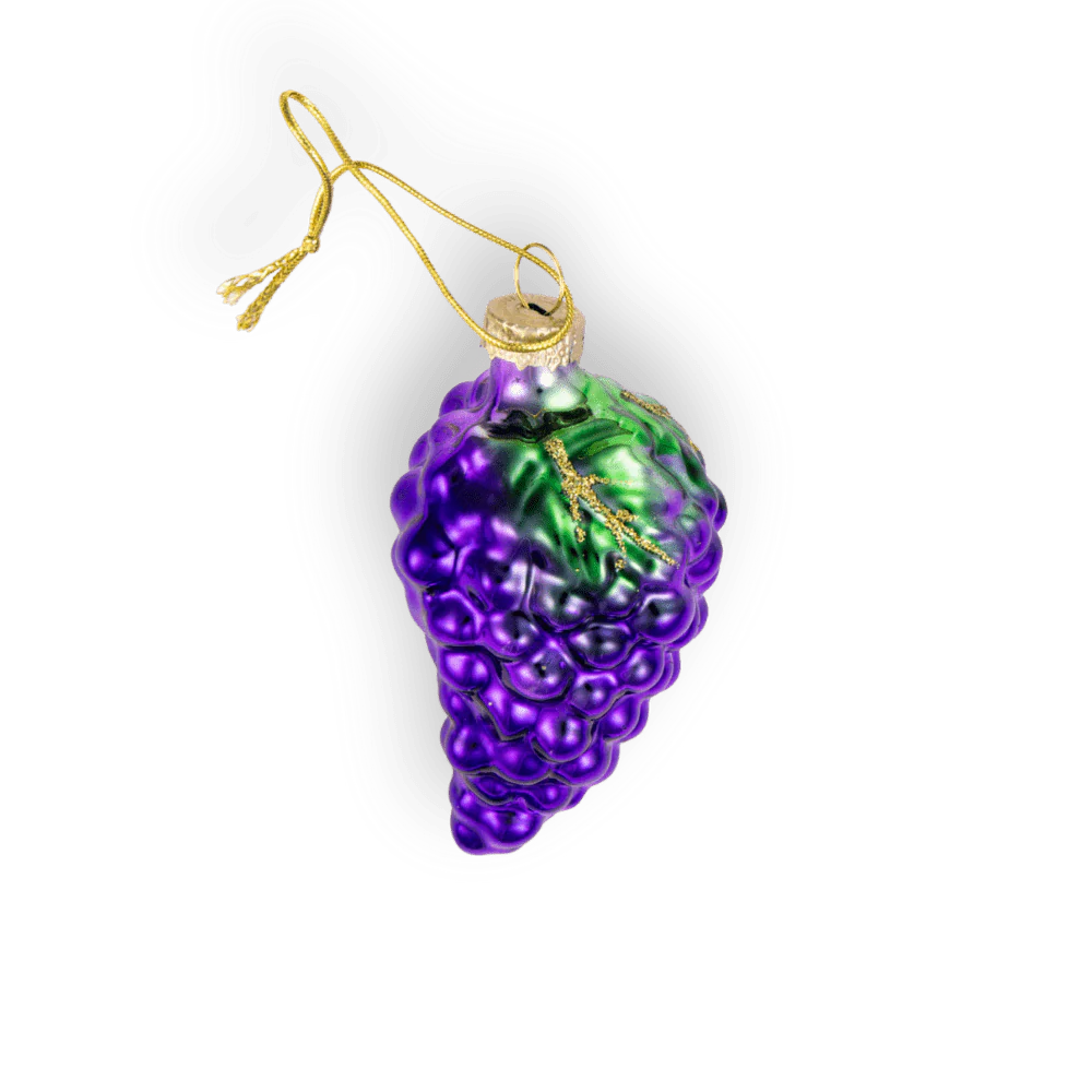 Purple Grapes Bunch Ornament