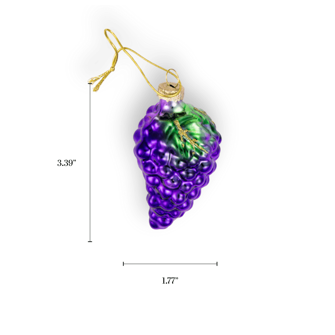 Purple Grapes Bunch Ornament - Image 2