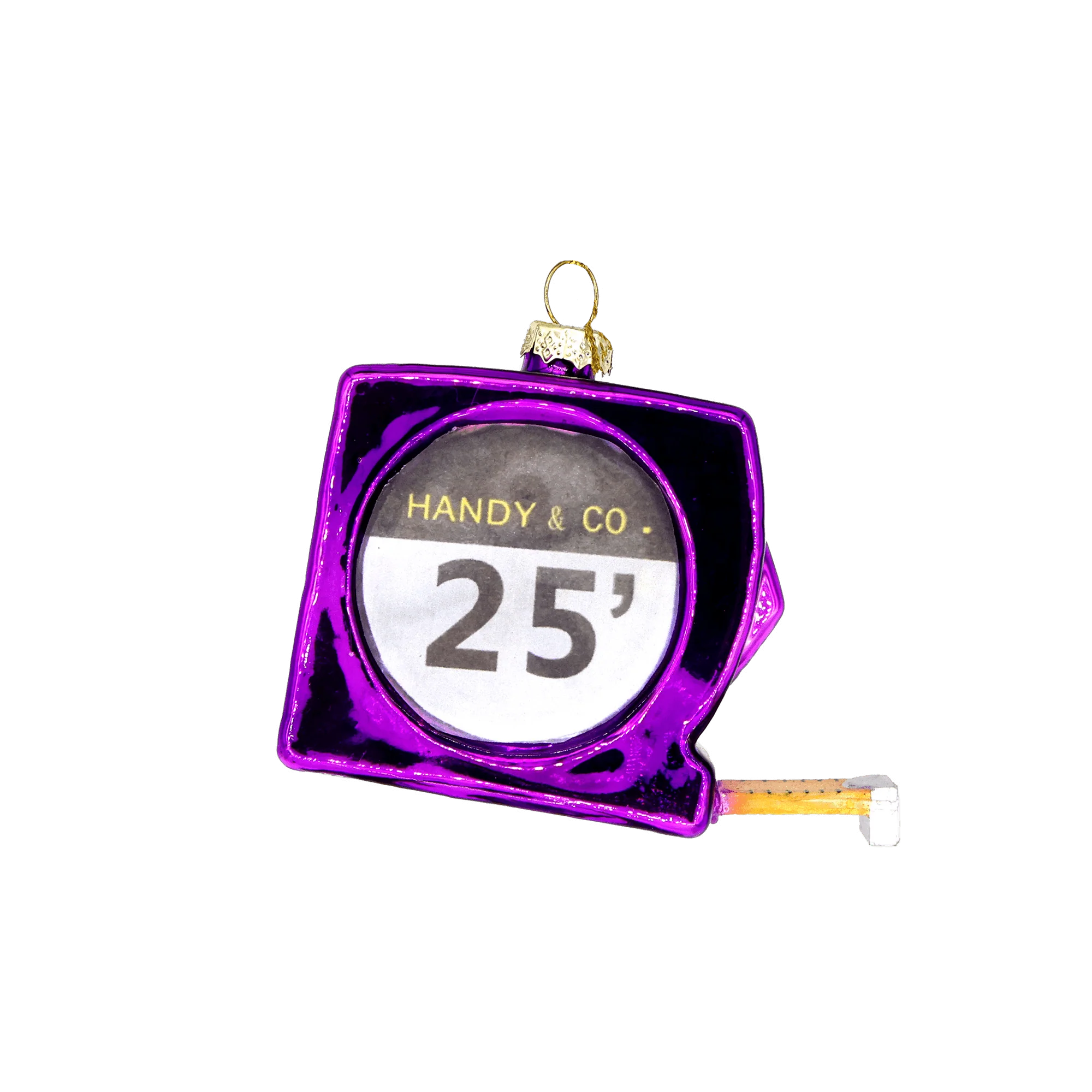 Purple Tape Measure Ornament