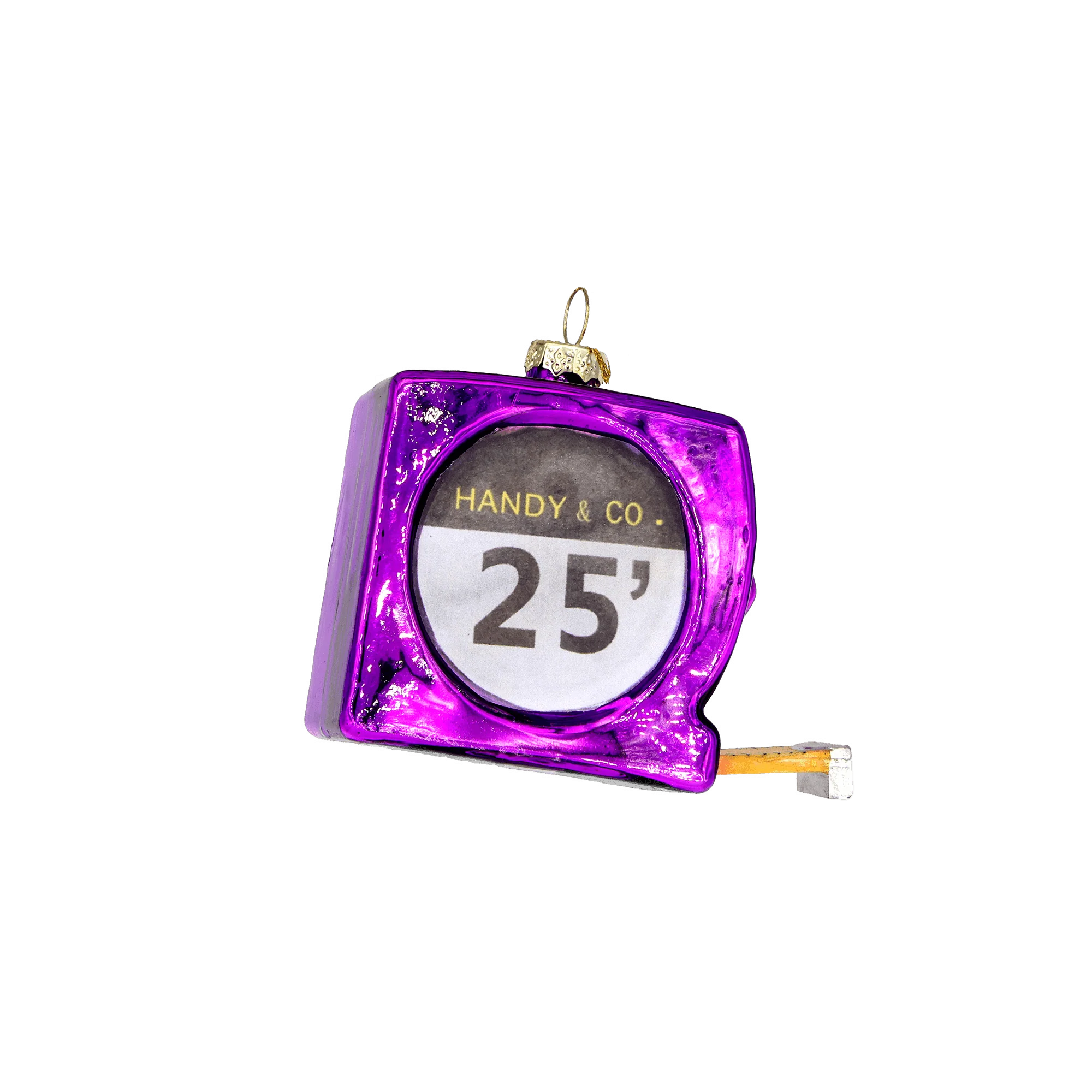 Purple Tape Measure Ornament - Image 2