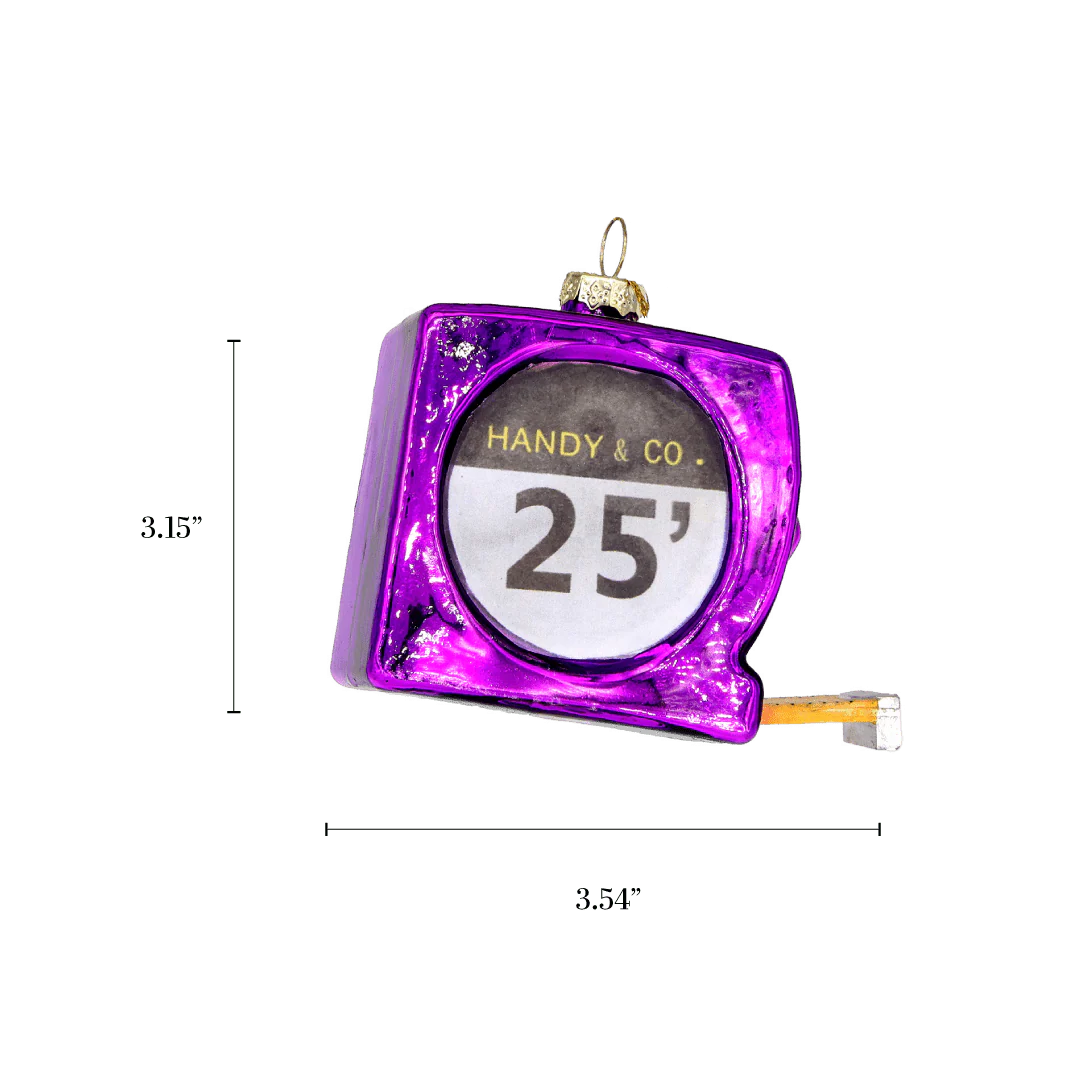 Purple Tape Measure Ornament - Image 3