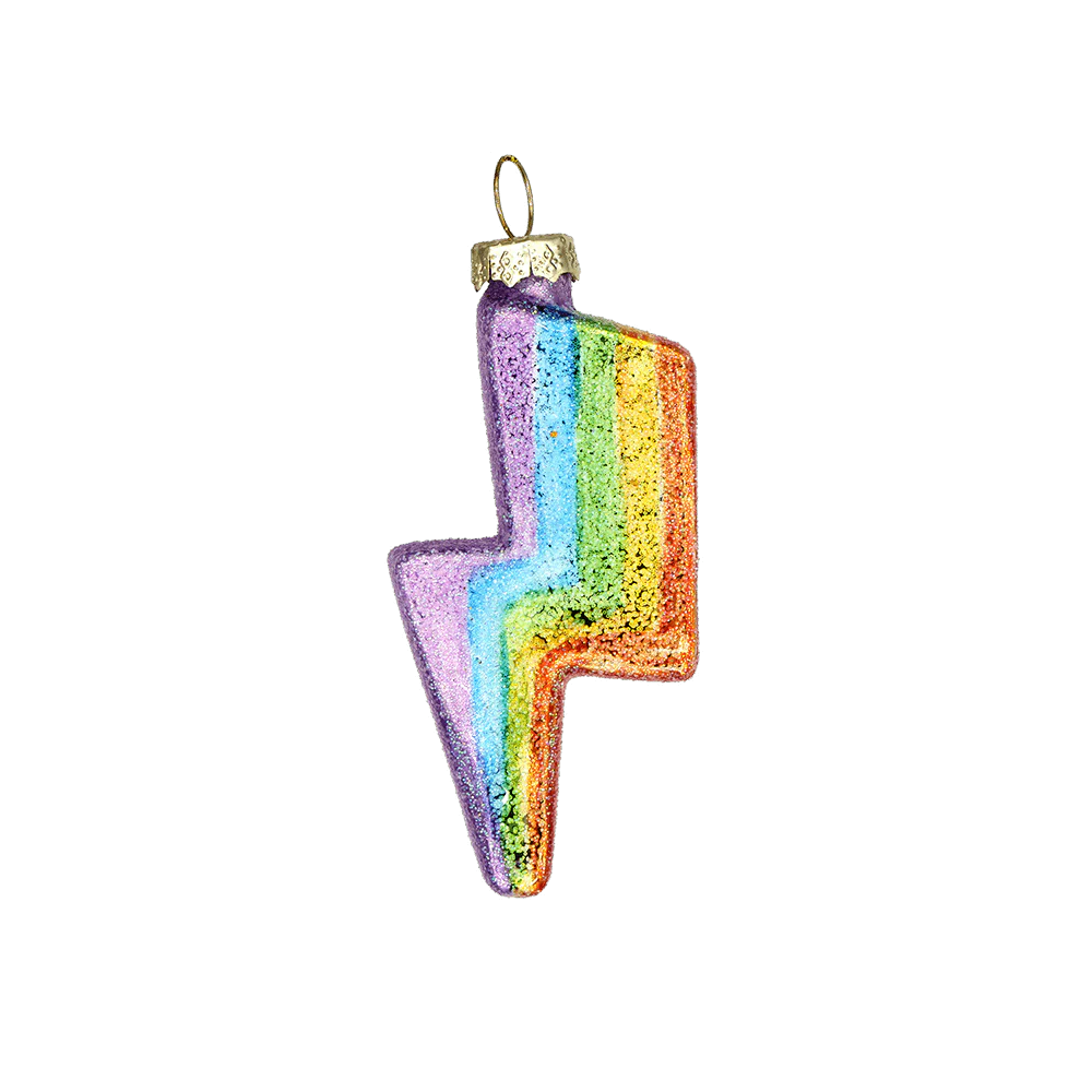 Rainbow Bolt Ornament