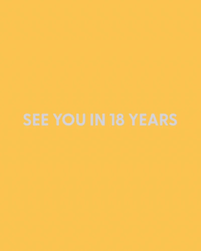See you in 18 years. - Greeting Card