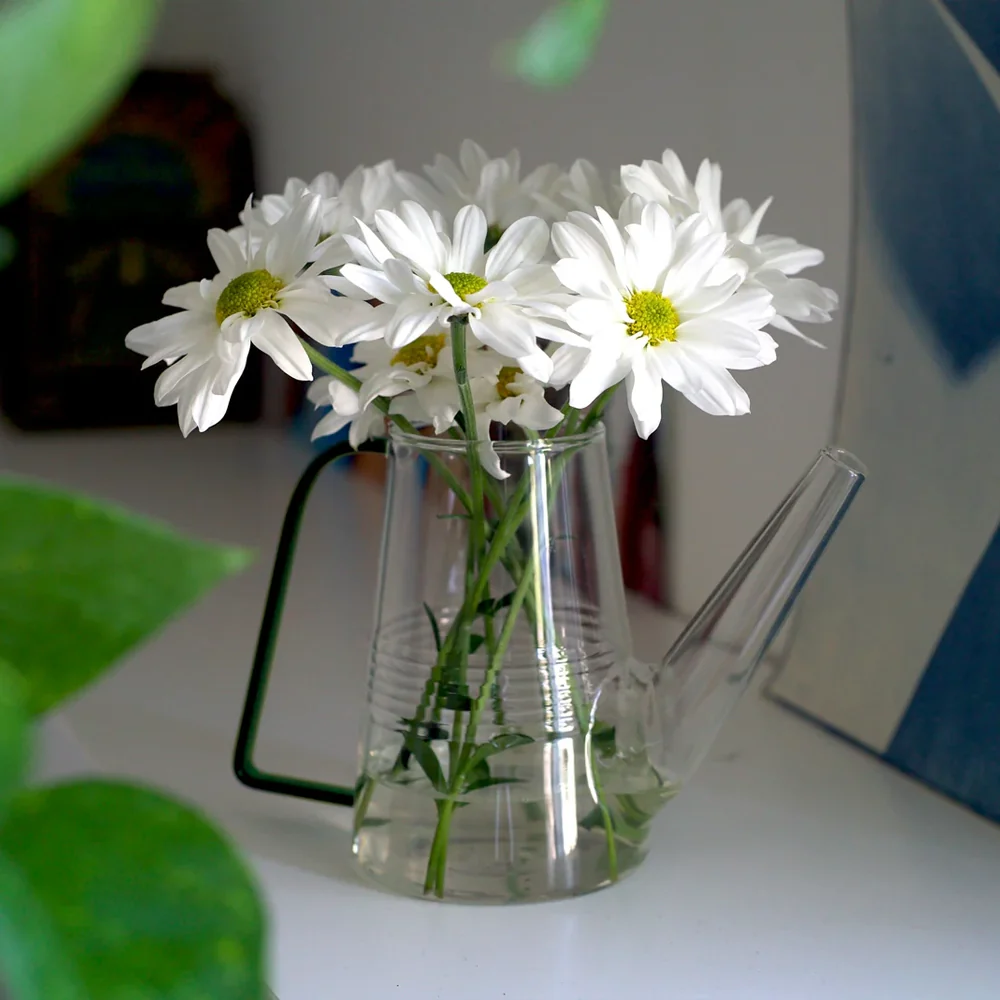 Sprocket Glass Modern Watering Container - Green - Image 5