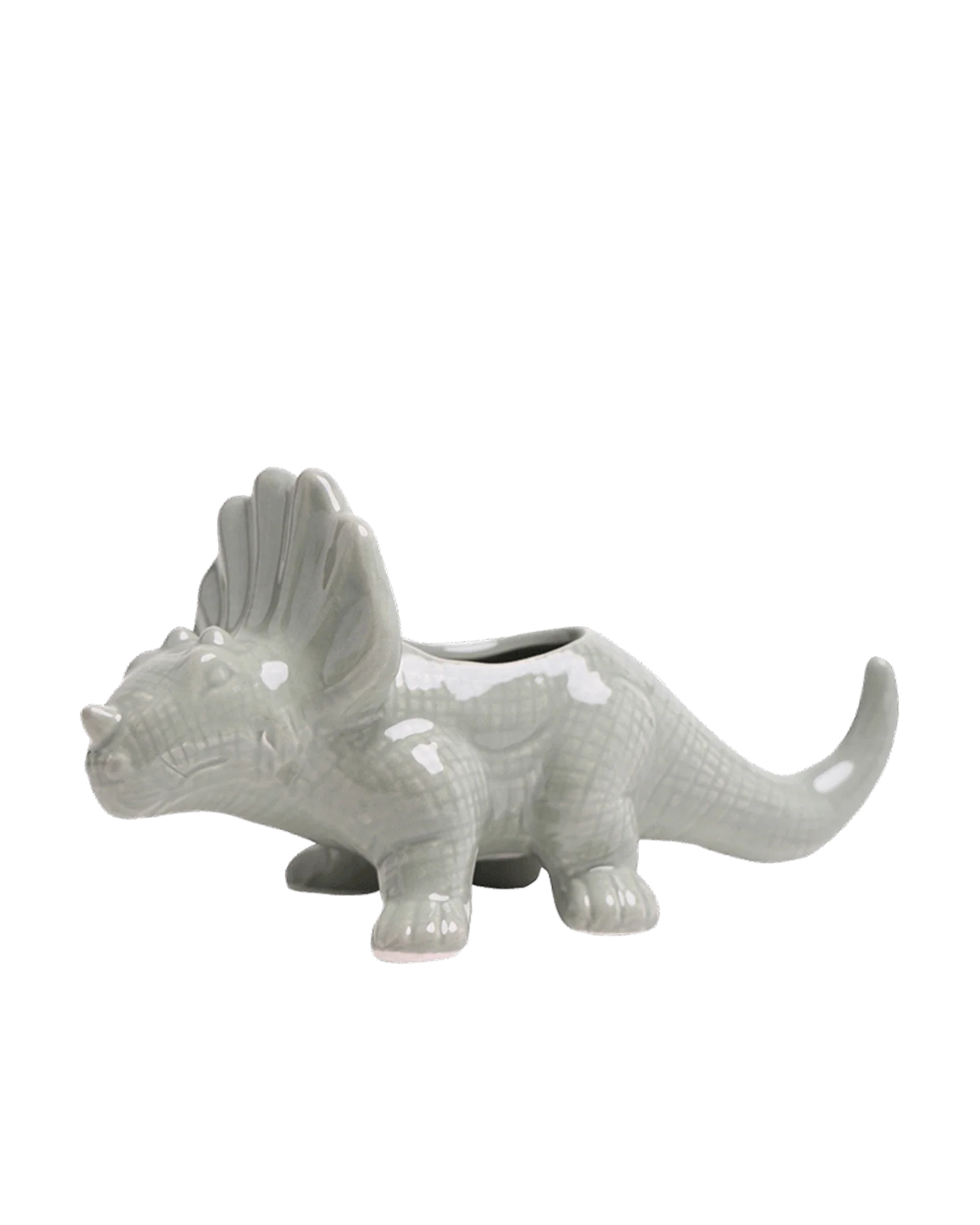 Triceratops Ceramic Indoor Plant Pot for Succulents - Image 16