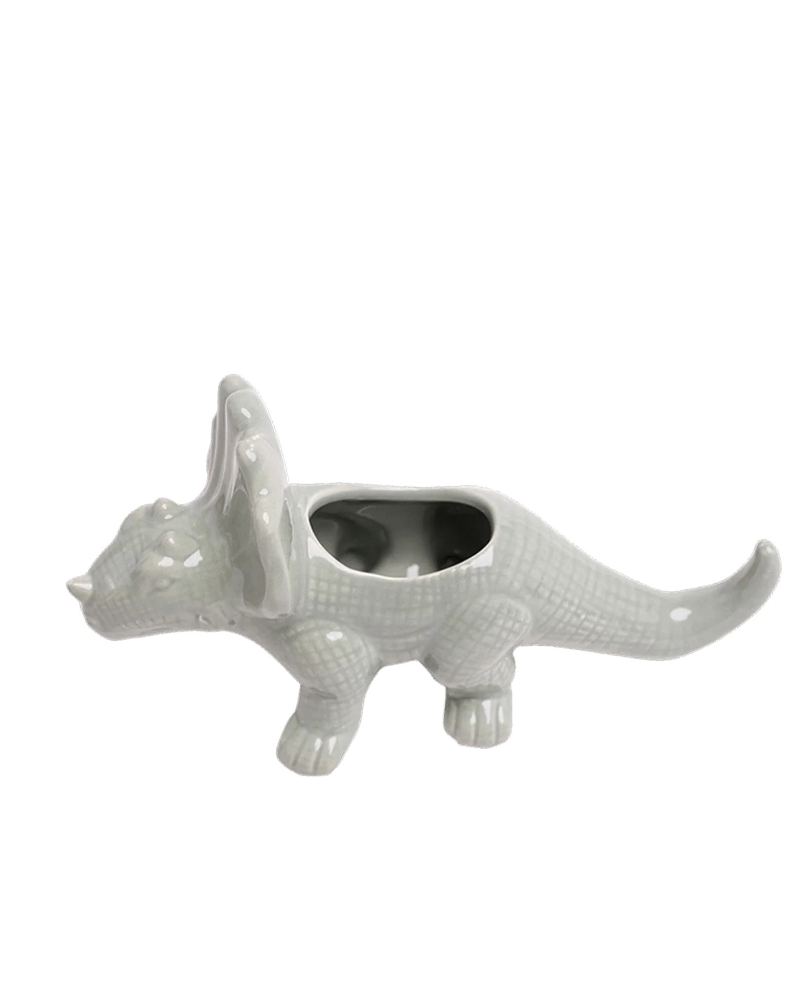 Triceratops Ceramic Indoor Plant Pot for Succulents - Image 17