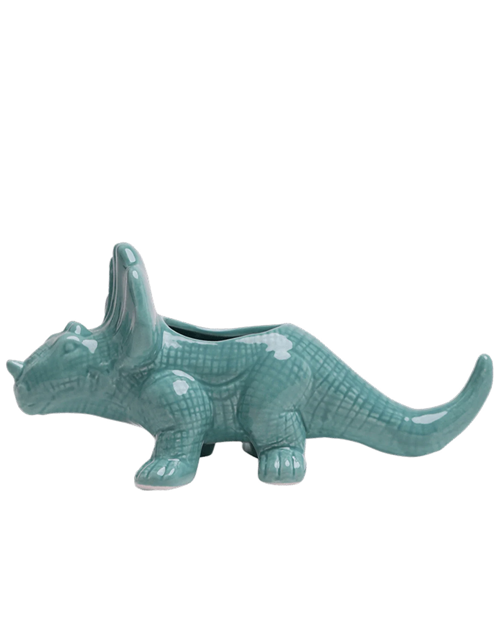 Triceratops Ceramic Indoor Plant Pot for Succulents - Image 30