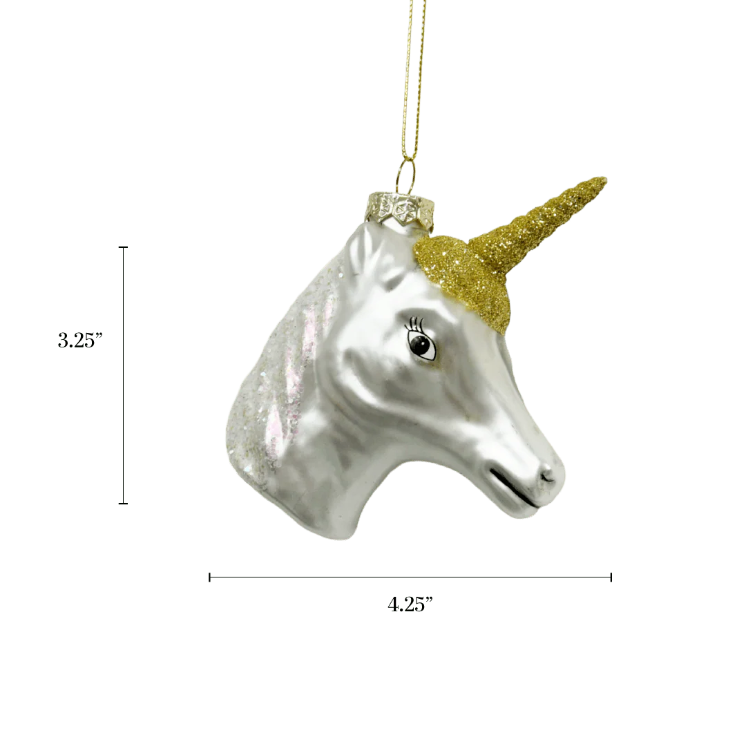 Unicorn Head Ornament - Image 2