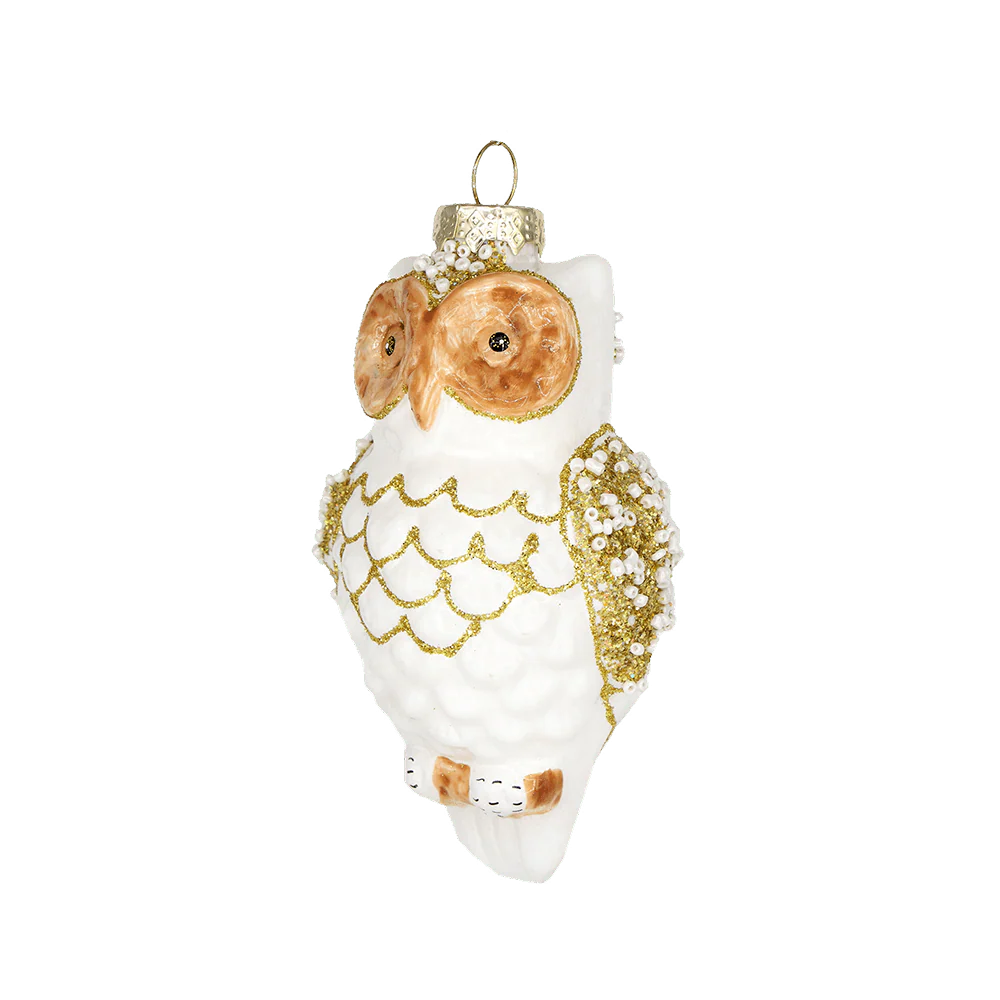 White Owl Ornament